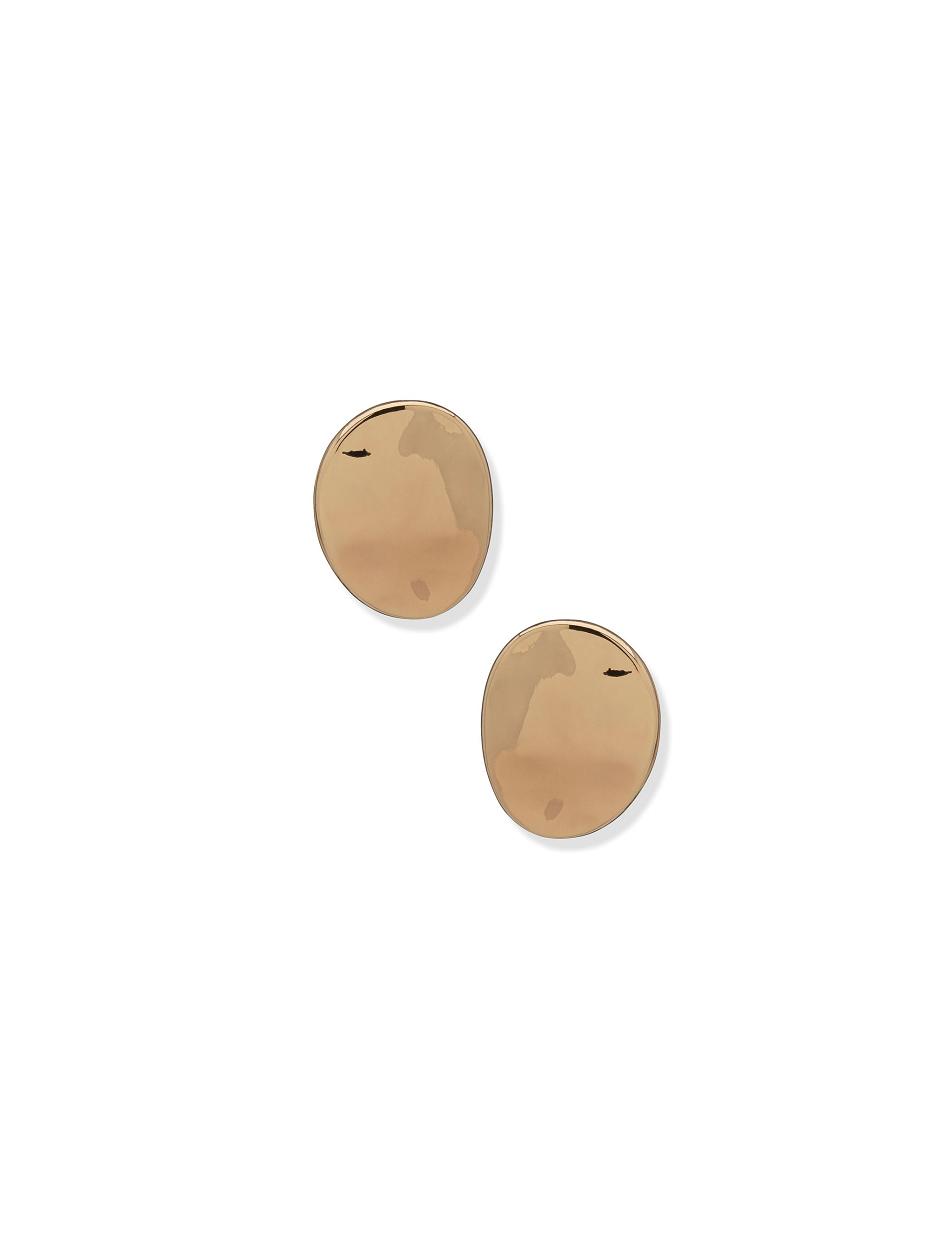 Boucles d'oreilles percées Anne Klein Liquid Metal Button   | BLV-4048355